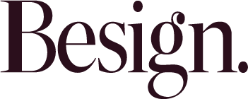 Logo de Besign Studio, agence de branding